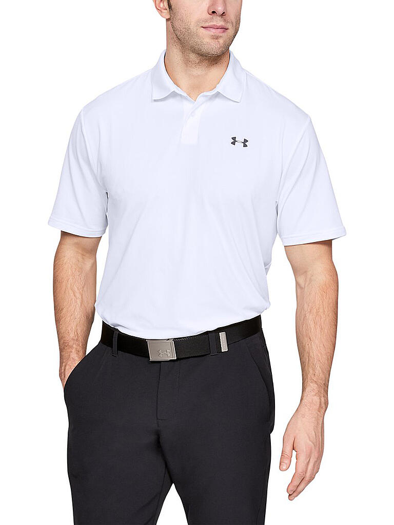 UNDER ARMOUR Herren Poloshirt UA Performance Polo 2.0 weiss